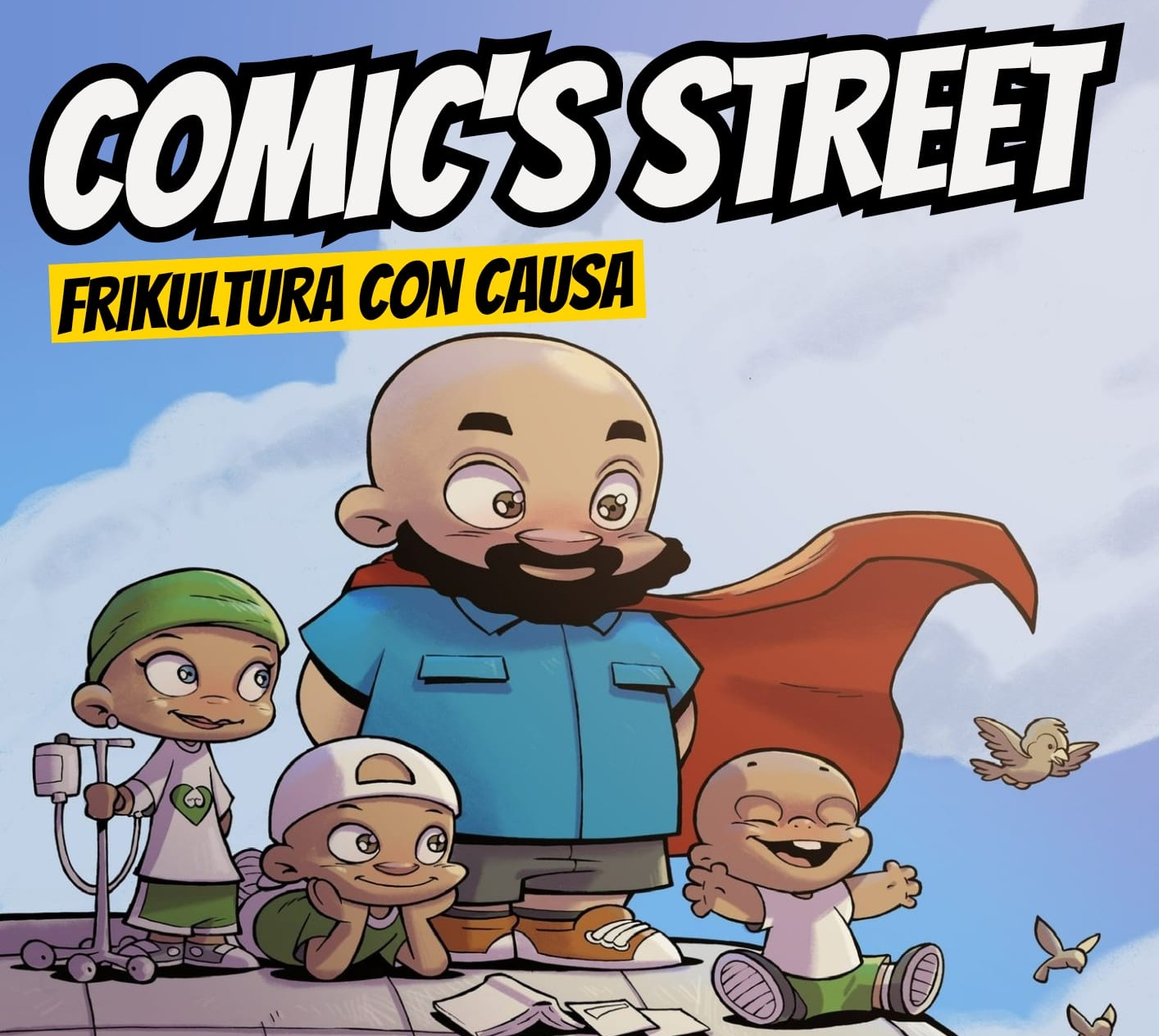El evento ‘Comic’s Street’ se celebra este fin de semana y destinará toda su recaudación a los pacientes pediátricos con cáncer
