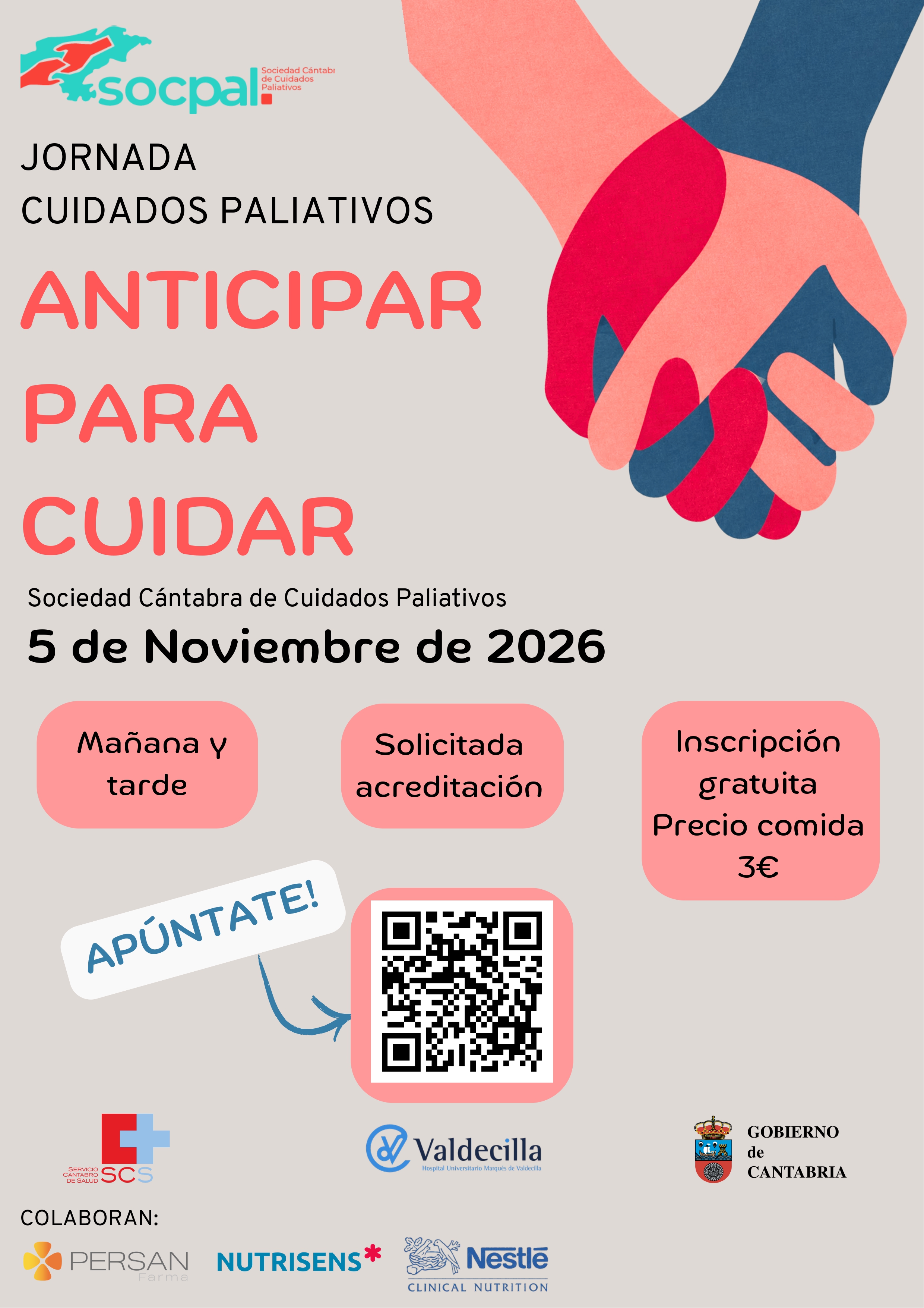 La Sociedad Cántabra de Cuidados Paliativos organiza la jornada ‘Anticipar para Cuidar’ en Valdecilla